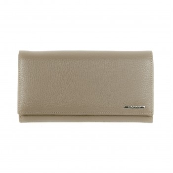 Дамско портмоне ENZO NORI модел CLASSIQUE естествена кожа бежов